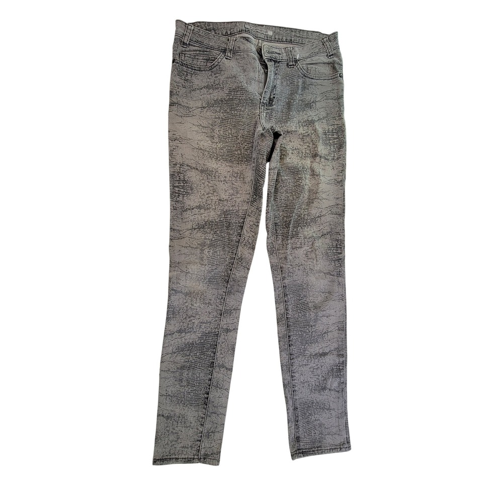 Scanlan Theodore Gray Textured Skinny‎ Jeans Women's Pants